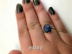 Custom Made Natural Ceylon Star Sapphire Ring