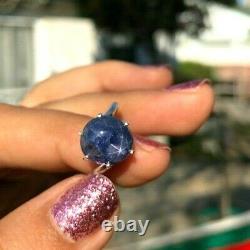 Custom Made Natural Ceylon Star Sapphire Ring