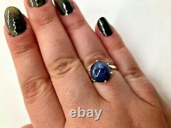 Custom Made Natural Ceylon Star Sapphire Ring