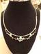 Custom Made Sterling Silver Necklace With Turquoise Stones Marked RMW'79