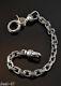Custom Solid. 925 Sterling Silver Wallet chain and clasp Made in U. S. A. Luxury
