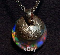 Custom made Floating Opal Necklace. Choose Your Own 6+ Carats Australian Opal