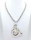 Custom-made Sterling Silver Handicap Symbol and 26 Rope Necklace