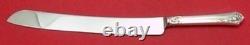 Damask Rose by Oneida Sterling Silver Wedding Cake Knife 12 1/8 Custom Made