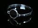 Danish silver bangle made by Arne Johansen and set with Black Onyx