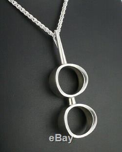 Danish silver pendant made and designed by N. E. From
