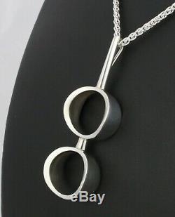Danish silver pendant made and designed by N. E. From