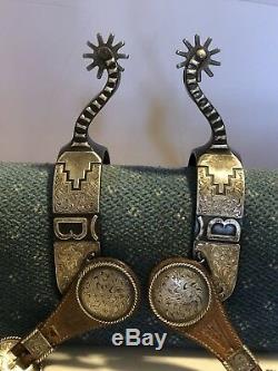 Dennis Markel Sterling Silver Markers Marked Custom Made Spurs