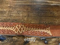 Diablo engraved Sterling Silver Belt Buckle 1.5-36-37? Overlay 800