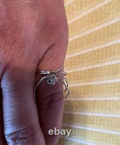 Diamond & Silver Hand Made Spider