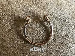 Dsquared² Rare 925 Silver Gold Barbed Wire Mini Ring S Uni Made In Italy