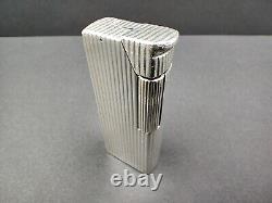 Dunhill Aldunil Gas Lighter / Sterling Silver / Made In France (AZ13-0884)