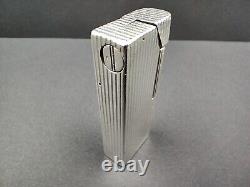 Dunhill Aldunil Gas Lighter / Sterling Silver / Made In France (AZ13-0884)