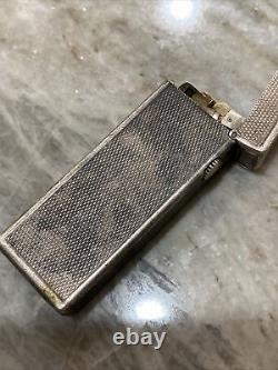 Dunhill D 925 sterling Silver Art Deco Petrol Lighter Made In Switzerland