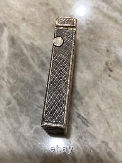 Dunhill D 925 sterling Silver Art Deco Petrol Lighter Made In Switzerland