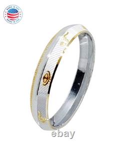 EK ONKAR KANDA Punjabi Kada 925 Sterling Silver Sikh Khalsa Made in USA