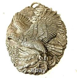 Eagle Decoration made of Sterling Silver signed By Italian artist Baccolleti