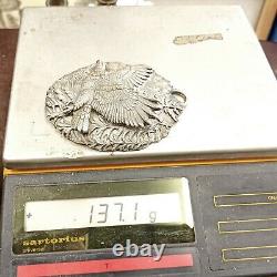 Eagle Decoration made of Sterling Silver signed By Italian artist Baccolleti