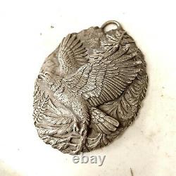 Eagle Decoration made of Sterling Silver signed By Italian artist Baccolleti