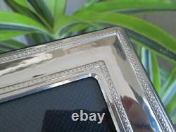 Elegant 925 Sterling Silver Lunt 5 x 7 Picture Frame Photo Made in Italy Quality