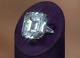 Elizabeth Taylor 35Ct Asscher Krupp Lab Created Diamond Wedding 925 Silver Ring