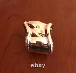 Elsa Peretti for Tiffany & Co. Sterling Silver Bone Cuff, Made in Italy