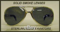 Elvis Metal Sterling Silver Sunglasses Aviator Custom Made