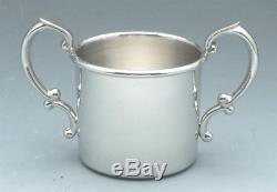 Empire Sterling Silver 2 Handle Baby Cup, New in Box, Made in USA