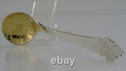 English Solid Sterling Silver Modernist Ladle Hand Made London 1984 Stunning