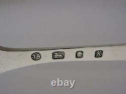 English Solid Sterling Silver Modernist Ladle Hand Made London 1984 Stunning
