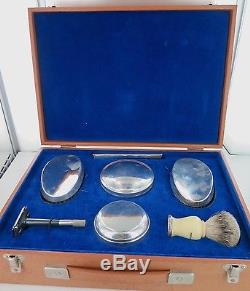 English Sterling Silver Mens Toiletry Set Made To Order, Valuation 2500 Pounds