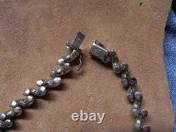 Estate Heavy Sterling Silver. 925 made in Italy San Marcos NECKLACE Choker 16