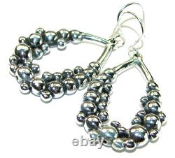 Fancy. 925 Sterling Silver Italy made Earrings