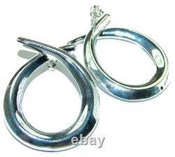 Fancy. 925 Sterling Silver Italy made Earrings