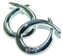 Fancy. 925 Sterling Silver Italy made Earrings