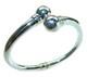 Fancy. 925 Sterling Silver handcrafted Statement Italy made Bracelet / Cuff