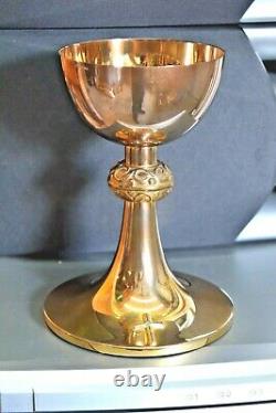 + Fine Older Hand Made Chalice, Cup Sterling Silver + (#799) + chalice co. +