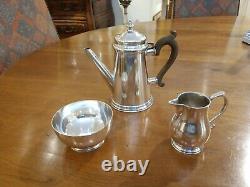 Fine Sterling Silver Coco Coffee Set by Tiffany & Company Rare Made In England