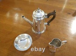 Fine Sterling Silver Coco Coffee Set by Tiffany & Company Rare Made In England