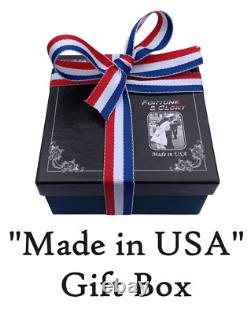 Four Leaf Cross Sterling Silver Black Hills Gold / Custom Made in USA Gift Box