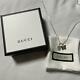 GUCCI Heart & Butterfly Chain Necklace Pendant SV925 Sterling Silver Italy Made