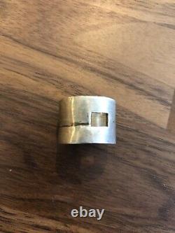 GUCCI Ring Vintage Italian Made Size 9 1/2 Sterling