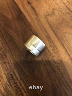 GUCCI Ring Vintage Italian Made Size 9 1/2 Sterling