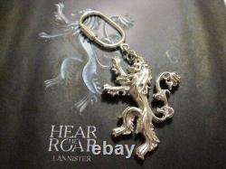 Game of Thrones house Lannister keychain made sterling silver 925- handicraft