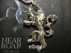 Game of Thrones house Lannister keychain made sterling silver 925- handicraft