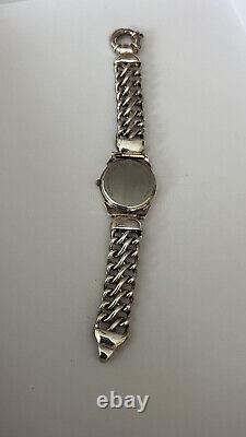 Geneve Swiss made sterling silver Italy watch (new battery)