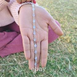 Genuine Moonstone Bracelet 925 Sterling Silver Boho Moonstone Jewelry Gift USA