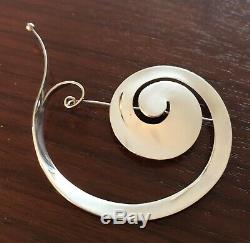 Georg Jensen Rare Vivianna Torun Brooch 392 Pram Denmark Made