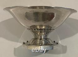 Georg Jensen Sterling Hand-Made Pedestal Bowl / Dish #181 A Very Collectible