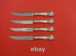 Georgian by Towle Sterling Silver Steak Knife Set 4pc HHWS Custom Made 8 1/2